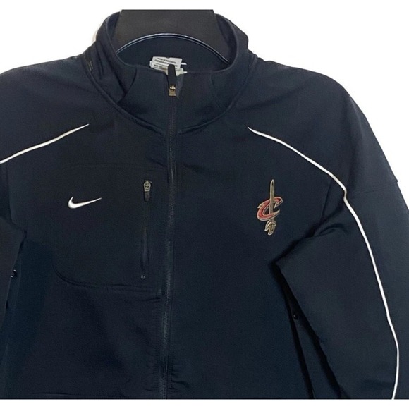 Nike Cleveland Cavaliers Basketball NBA Soft Shell Women's Jacket Medium Zip - Picture 1 of 9